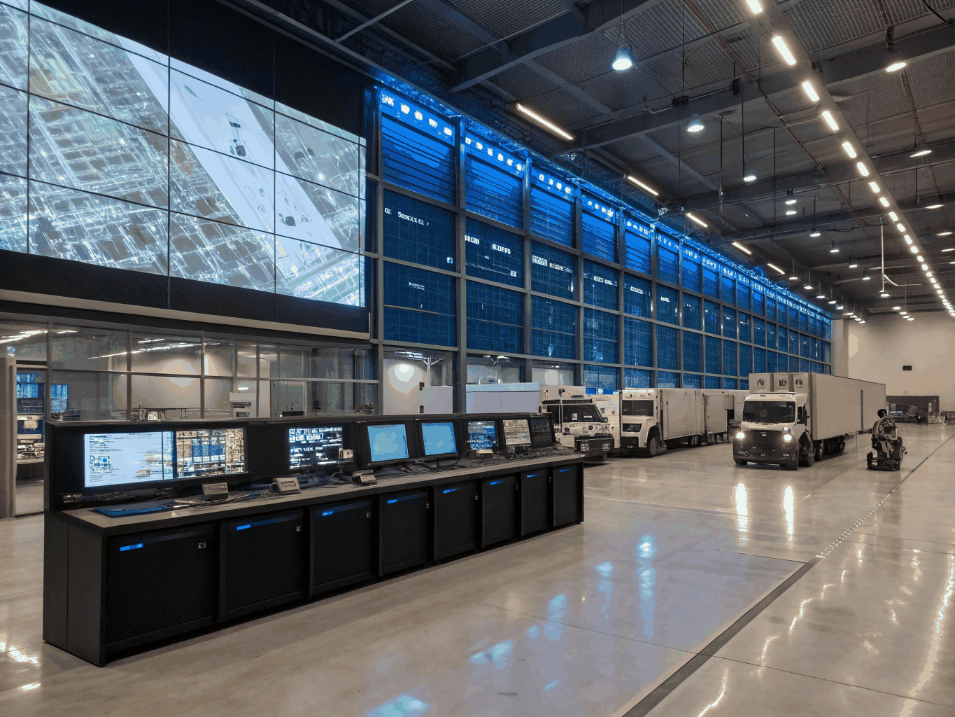Dönüşüm yol haritasını ve rota optimizasyon stratejisini inceleyen filo yöneticisi